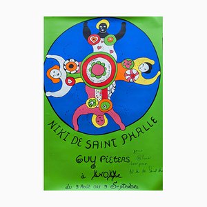 Niki De Saint Phalle, Nana Fontaine, Large Hand-Signed Lithograph, 1993