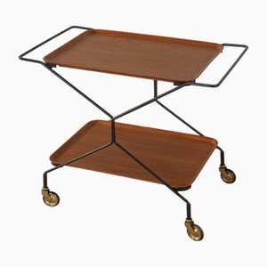 Brass Serving Trolley, 1960s