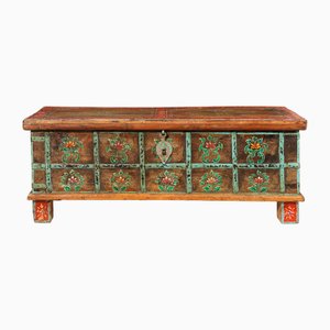 Vintage Floral Blanket Chest, 1920s