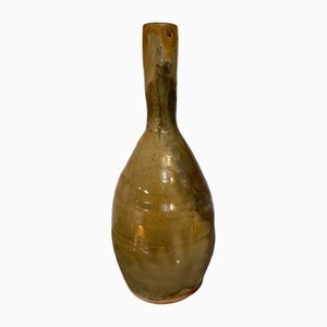 Vintage Enameled Stoneware Vase by Justin Dutel from Atelier De La Borne, 1970s