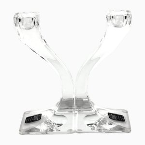 Duetto Candleholders by C.J.Riedel for Riedel Glas, 1970s, Set of 2
