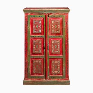 Meuble de Taille Moyenne Peint en Rouge Vintage, 1920s