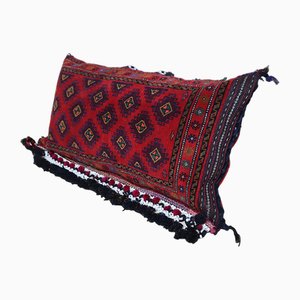 Vintage Afghan Nomad Rug Seat Cushion Cover, 1970s