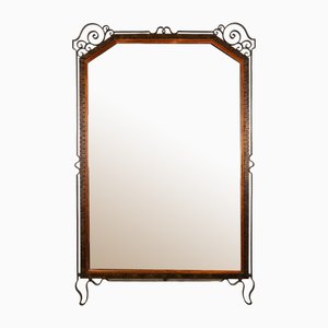 Art Deco Wall Mirror by Edgar-William Brandt, 1940s