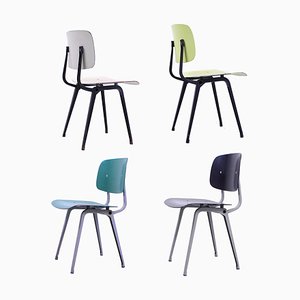 Revolt Stühle von Friso Kramer für Ahrend De Cirkel, 1960er, 4er Set