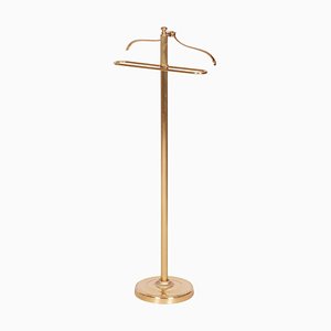 Mid-Cenutry Coat Hanger in Gilded Brass, France, 1950s