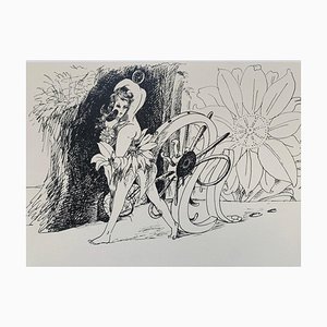 Marcel Jean, Composizione surrealista, anni '60, Litografia