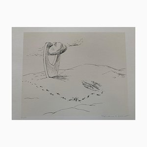 Marcel Jean, Surrealist Composition, 1960s, Lithograph