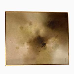 Gustavo Vazquez, Paris School: Lyrical Abstraction, 1974, Öl auf Leinwand