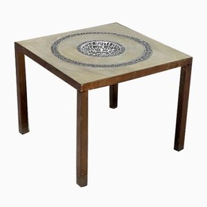 Brutalist Sculpture Side Table by Marc Dhaenens, Belgium, 1970s