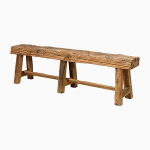 Banc Vintage en Teck, Inde, 1950s