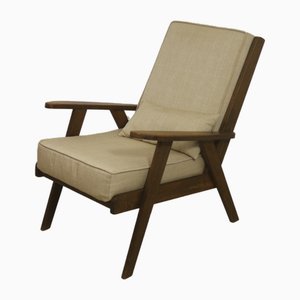 Vintage Armchair in Oak, 1950