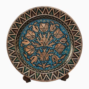 Hand Carved Decorative Plate