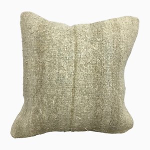 Vintage Hemp Cushion Cover in White, 1960