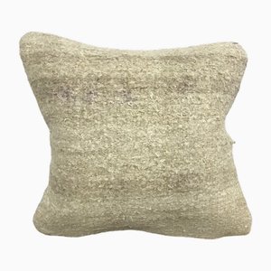 White Decorative Hemp Cushion Cover, 1960