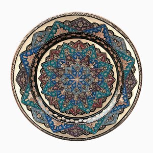 Engraved Copper Serving Tray Plate
