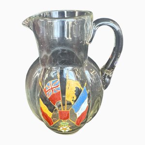 Emaillierter Glaskrug von Théodore Legras, 1871