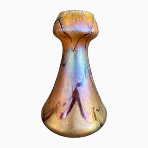 Art Nouveau Vase in Iridescent Glass from Kralik, 1900