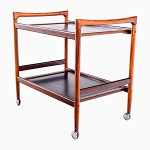 Carrito de bebidas danés de palisandro de Dyrlund, 1970