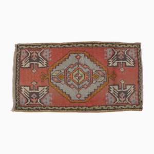 Kleiner türkischer Vintage Wollteppich, 1960er
