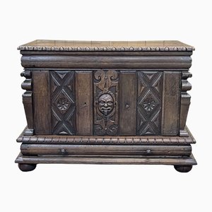 Antique Renaissance Sideboard in Oak