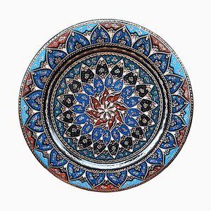 Hand Carved Floral Design Breakfast Tray
