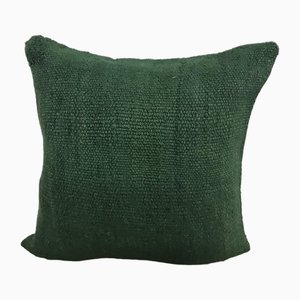 Vintage Green Hemp Cushion, 1950s