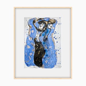 Emilie Teillaud, Soddisfazione mentale, XXI secolo, Pastello e acrilico