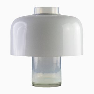 Lampada da tavolo in vetro di Murano di Carlo Nason per Mazzega, anni '60