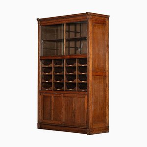 Meuble de Mercerie en Chêne Verni, Angleterre, 1900s