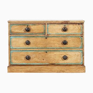 Regency English Painted Pine Chest Drawers, 1810