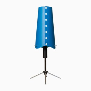 Blaue Vintage Tischlampe, 1980er