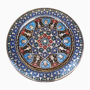 Hand Painted Tulip Design Copper Tray
