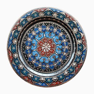 Hand Carved Flower Design Office Desk Tray