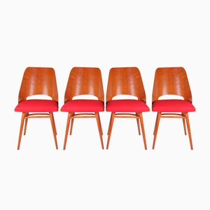 Dining Chairs by Oswald Heardtl for Ton, Set of 4