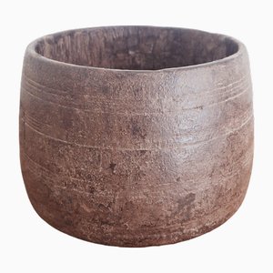 Indian Naga Wooden Bowl Handcrafted in Teak