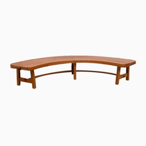 Coffee Table in Elm by Pierre Chapo, 1960s