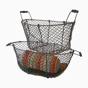 Metal Baskets, 1970s, Set of 2