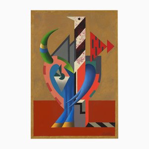 Juris Dimiters, A Dissident's Icon, 2013, Öl auf Karton