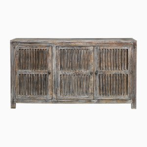 Three-Door Slatted Sideboard