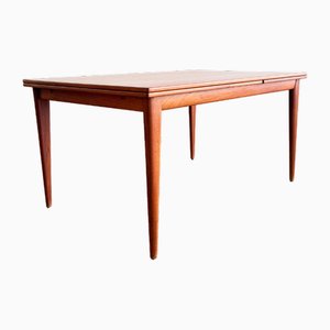 Large Danish Extendable Dining Table in Teak by Niels O. Møller for L.L. Møller, 1950s