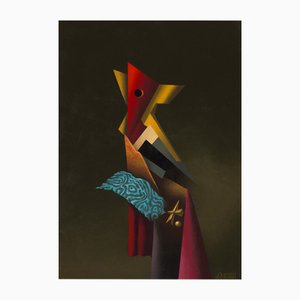 Juris Dimiters, Ritratto, 2016, Dipinto ad olio