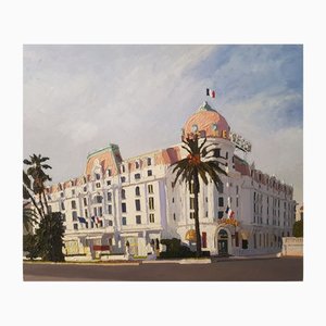Omar Logang, Negresco, Nizza, Olio su tela, XXI secolo