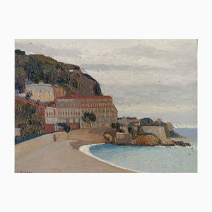 Omar Logang, Rauba Capeu, Nizza, Nr.3, Öl auf Leinwand, 21. Jahrhundert