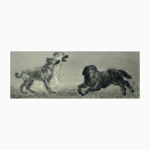 Pawel Zablocki, Tofcia and Turbo, Etching on Paper, 2024