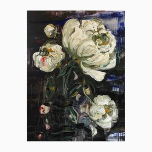 Lenny Bebeselea, Sturm, 21. Jahrhundert, Acryl auf Leinwand