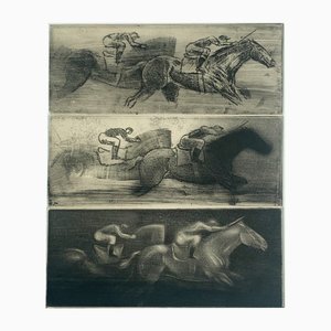 Pawel Zablocki, Three Sketches for New Runs, Etching on Paper, 2010