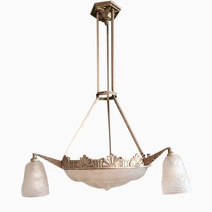 Art Deco Kronleuchter von Muller Frères, 1930