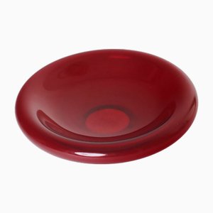 Ruby Red Murano Glass Bowl, 1970s