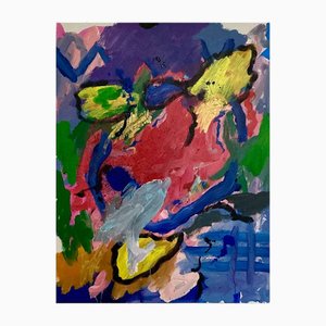 Gauthier Bruel, Exaltation No.2, Acrilico su tela, 2024